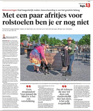 artikel uit het NHD van 09-04-2021 artikel uit het NHD van 09-04-2021